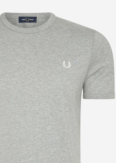 Fred Perry T-shirts  Ringer t-shirt - steel marl