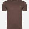 Fred Perry T-shirts Ringer t-shirt - brick warm grey