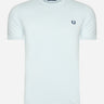 Fred Perry T-shirts Ringer t-shirt - light ice midnight blue