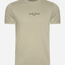 Fred Perry T-shirts Embroidered t-shirt - warm grey