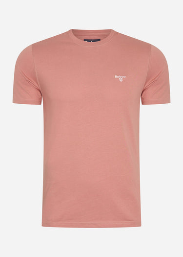 Barbour T-shirts Essential sports tee - pink clay