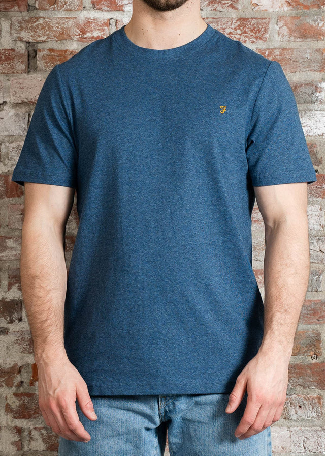 Farah T-Shirts Danny reg ss tee - cold metal marl