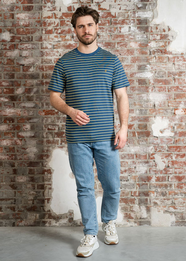 Farah T-Shirts Oakland ss tee - cold metal