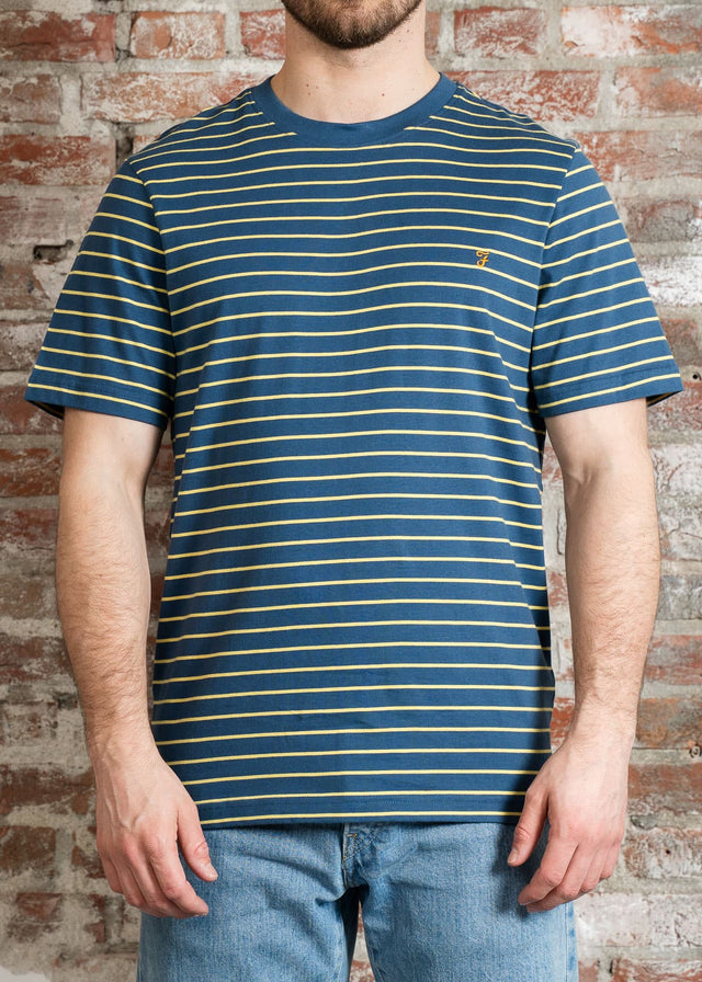 Farah T-Shirts Oakland ss tee - cold metal