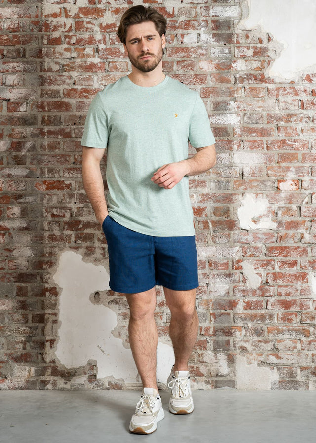 Farah T-Shirts Danny reg ss tee - grove green marl