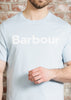 Barbour T-shirts Barbour logo t-shirt - ocean sky