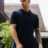 Lyle & Scott Polo's Tonal eagle polo shirt - dark navy