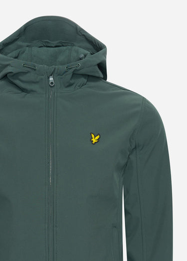 Lyle & Scott Jassen  Fleece back softshell jacket - argyle teal