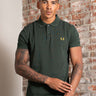 Fred Perry Polo's The fred perry polo shirt- court green honeycomb