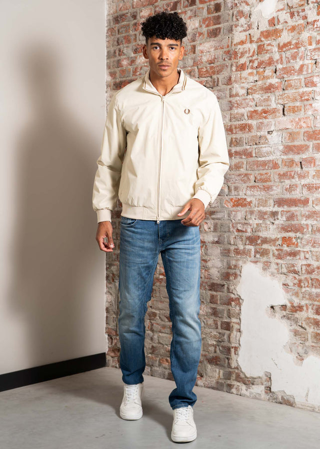 Fred Perry Jacken The brentham jacket - oatmeal shaded stone