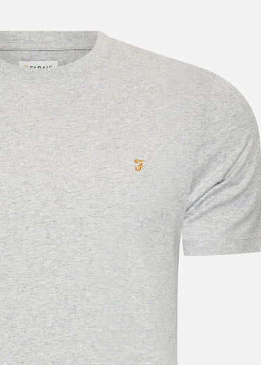 Farah T-shirts Danny reg tee - grey marl