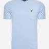 Lyle & Scott T-shirts Pocket t-shirt - light blue
