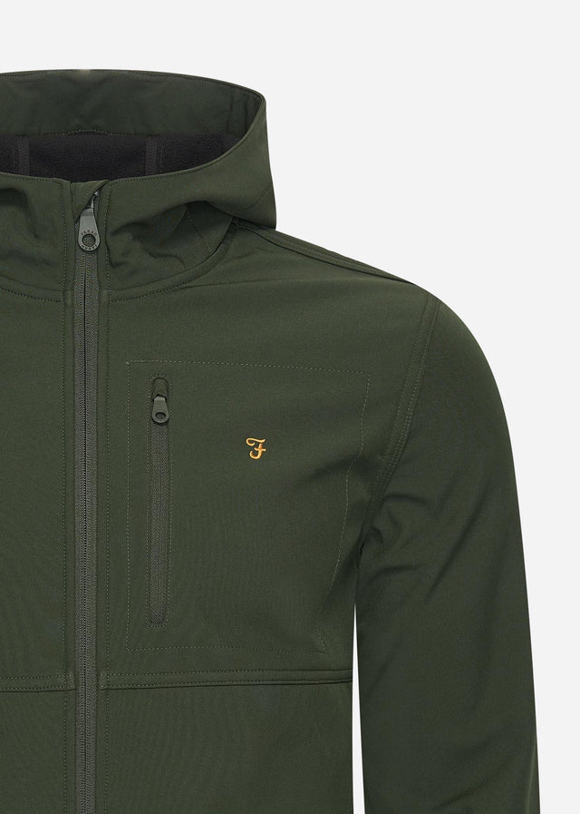 Farah Jacken Rudd softshell jacket - evergreen