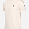Fred Perry T-shirts Taped ringer t-shirt - porridge marl