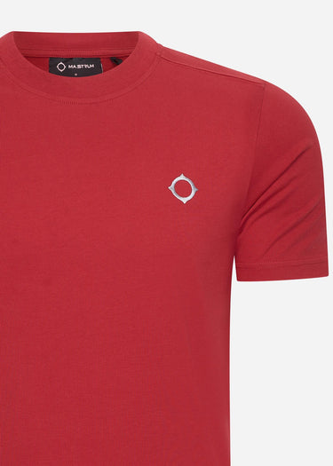 MA.Strum T-shirts SS icon tee - carmine red