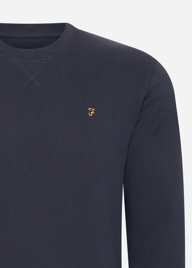 Farah Truien Sweatshirt tim new crew - true navy
