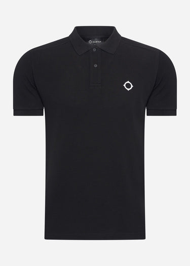 MA.Strum Polo's  SS pique polo - jet black