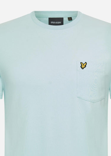 Lyle & Scott T-shirts Pocket t-shirt - clear sky