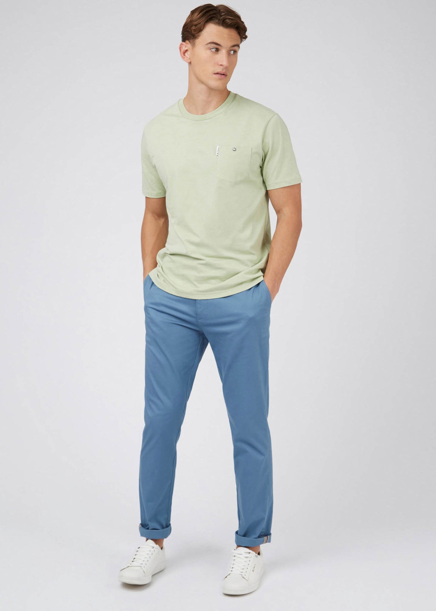 Ben Sherman T-shirts Signature pocket tee - pistachio