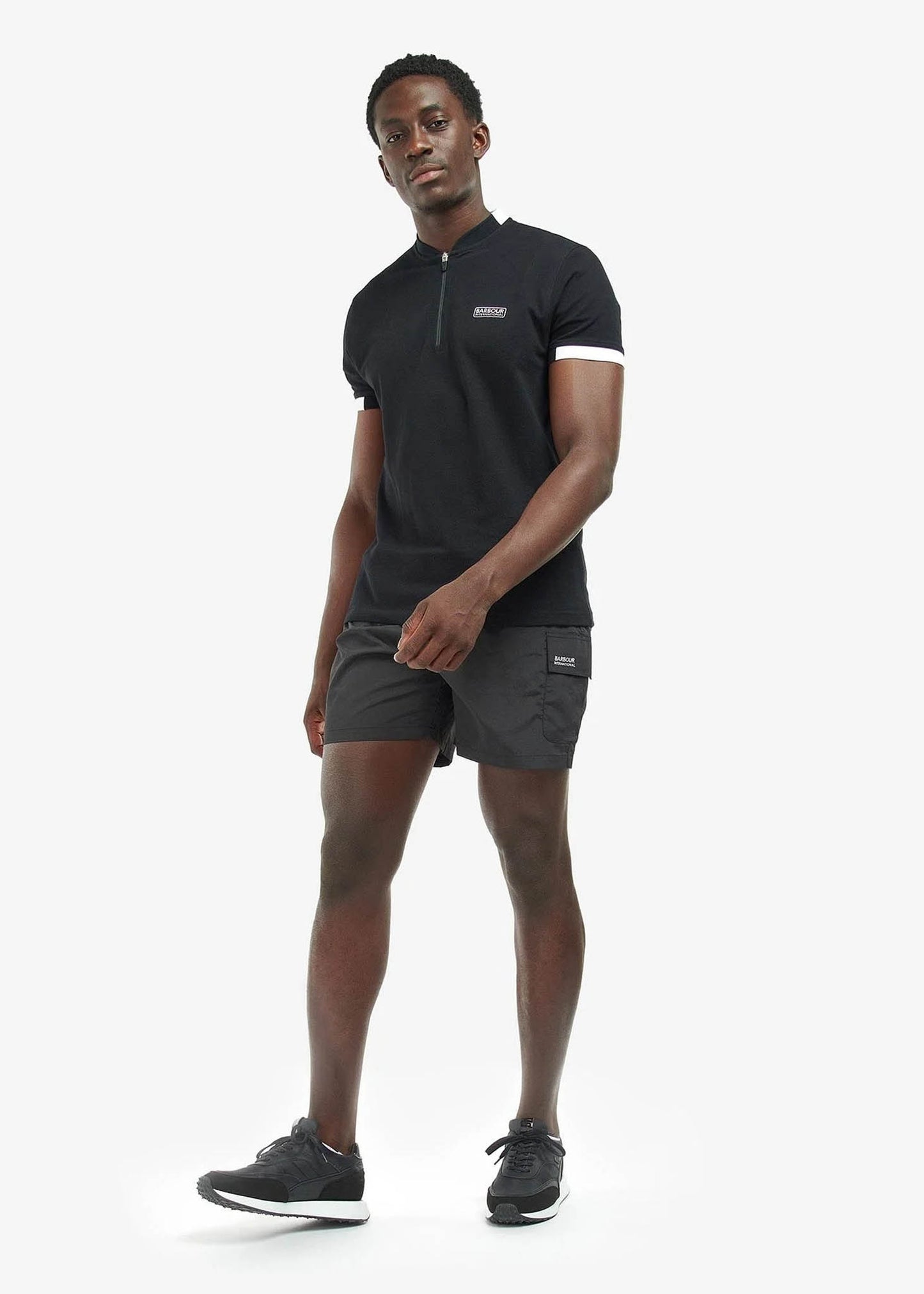 Barbour International Zwembroeken Pocket swim short - black