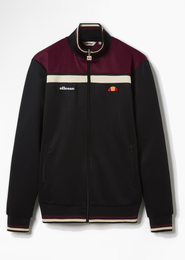 Ellesse Sweatjacken Vignola track top - black burgundy