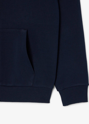 Lacoste Hoodies Fleece zipped front hoodie - navy blue
