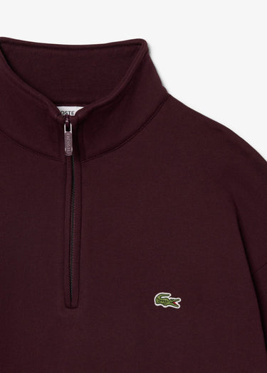 Lacoste Truien Quarter zip fleece sweatshirt - oxalis