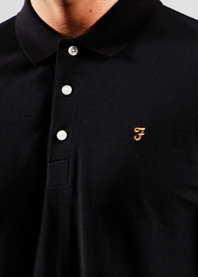 Farah Poloshirts Blanes polo - black