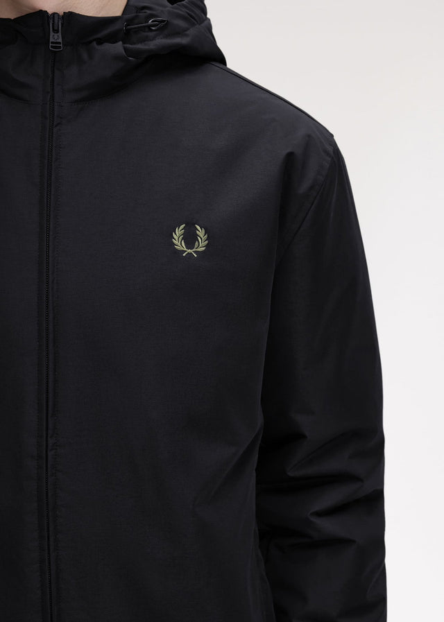 Fred Perry Jacken Hooded brentham jacket - black