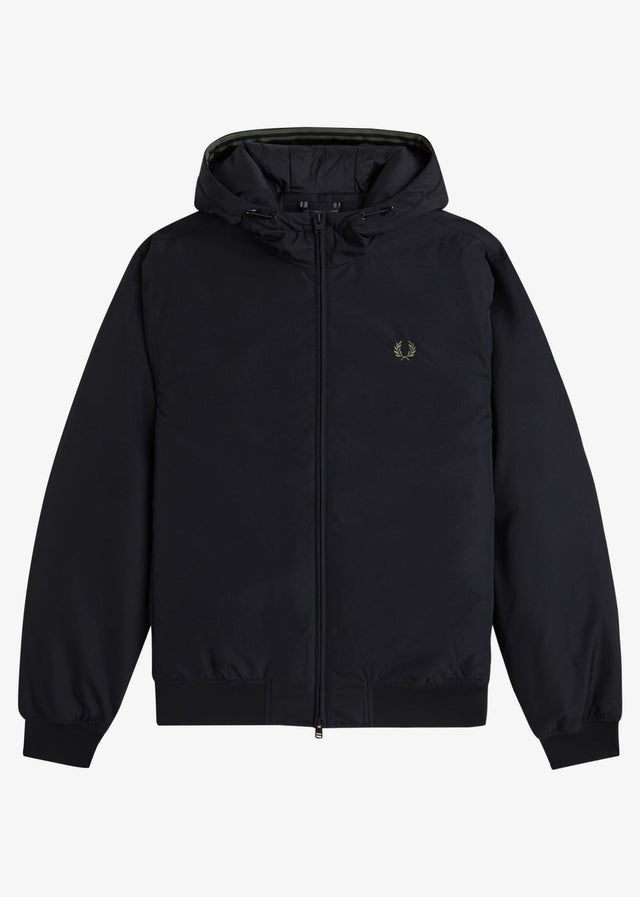 Fred Perry Jacken Hooded brentham jacket - black