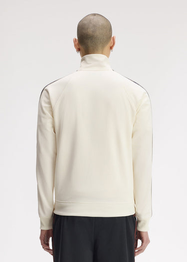 Fred Perry Vesten Contrast tape track jacket - ecru