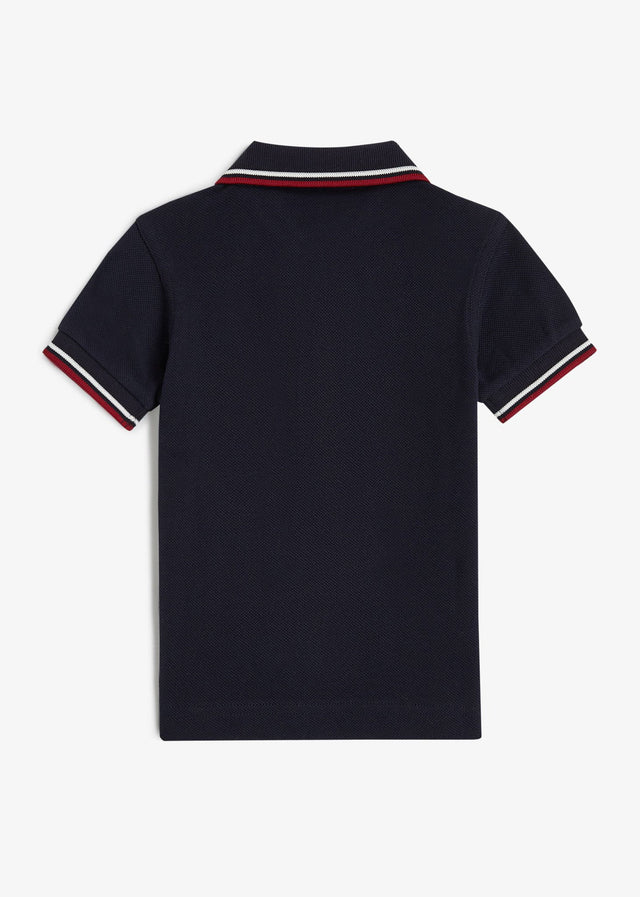 Fred Perry Poloshirts My first twin tipped fred perry shirt - navy snow white burnt red