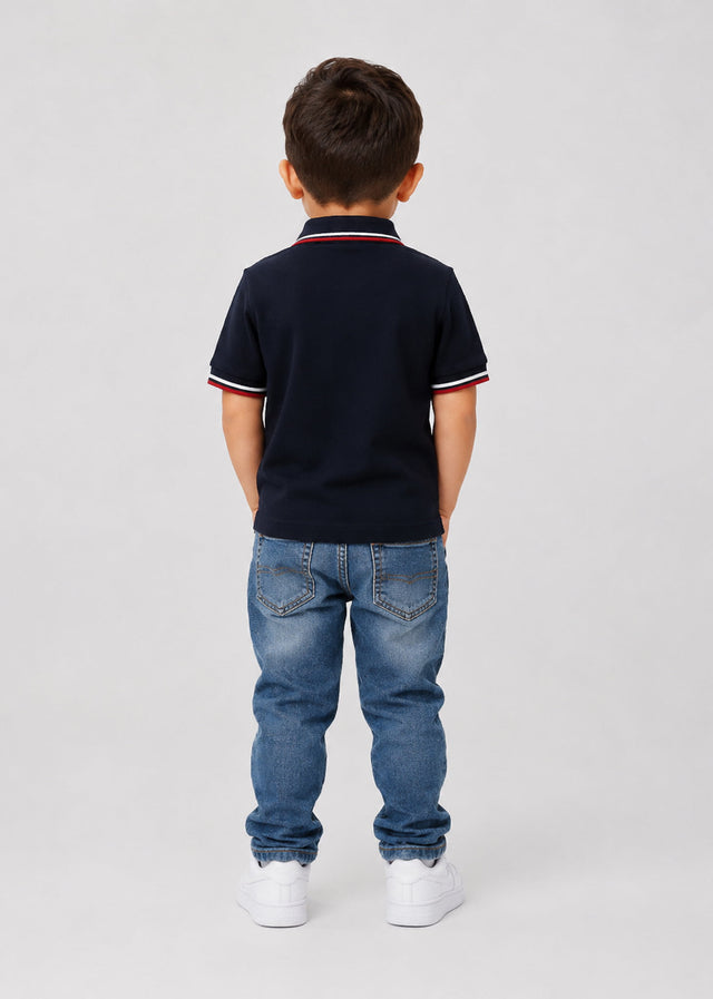 Fred Perry Poloshirts My first twin tipped fred perry shirt - navy snow white burnt red