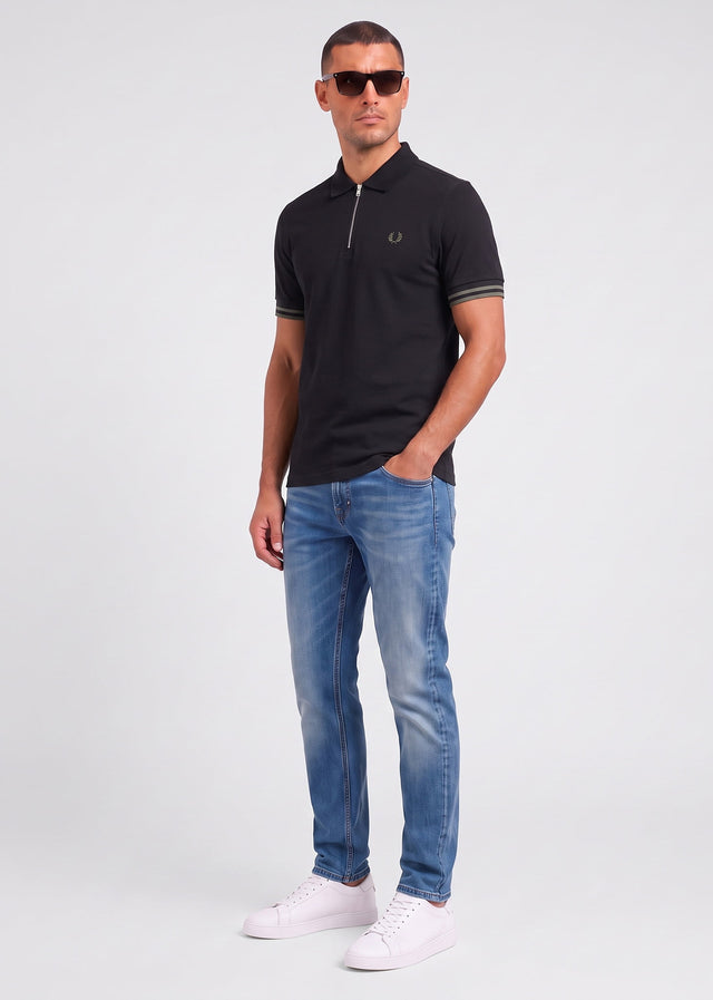 Fred Perry Poloshirts Bold tipped polo shirt - black