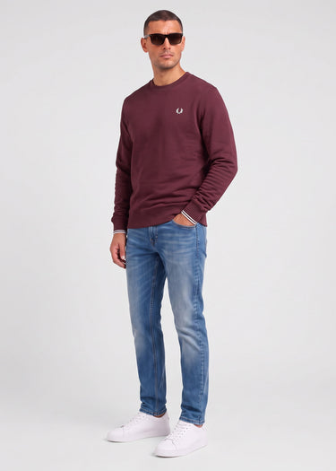 Fred Perry Truien Crew neck sweatshirt - oxblood ecru