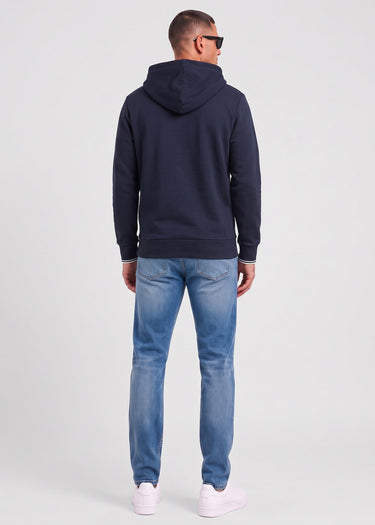 Fred Perry Vesten Hooded zip through sweatshirt - navy
