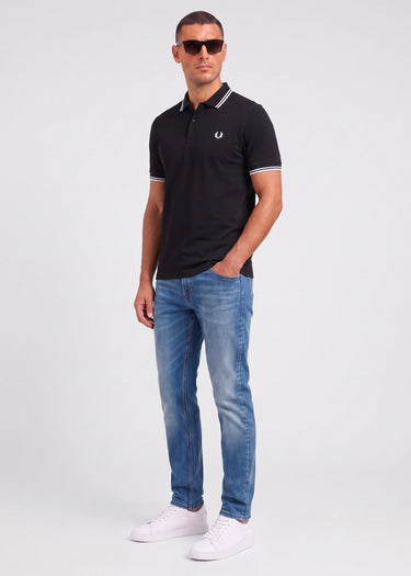 Fred Perry Polo's Twin tipped polo - black