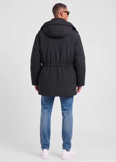 Fred Perry Jassen Padded patch pocket parka - black