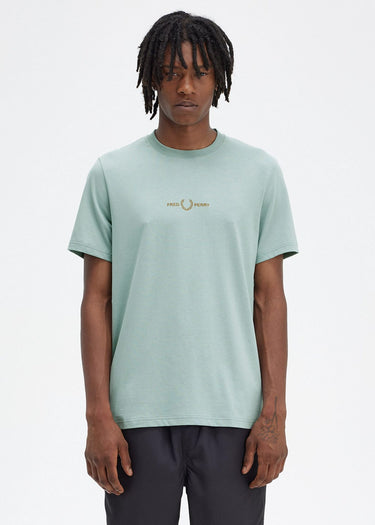 Fred Perry T-shirts  Embroidered t-shirt - silver blue