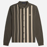 Fred Perry Longsleeve Polo's Gradient stripe ls polo shirt - field green