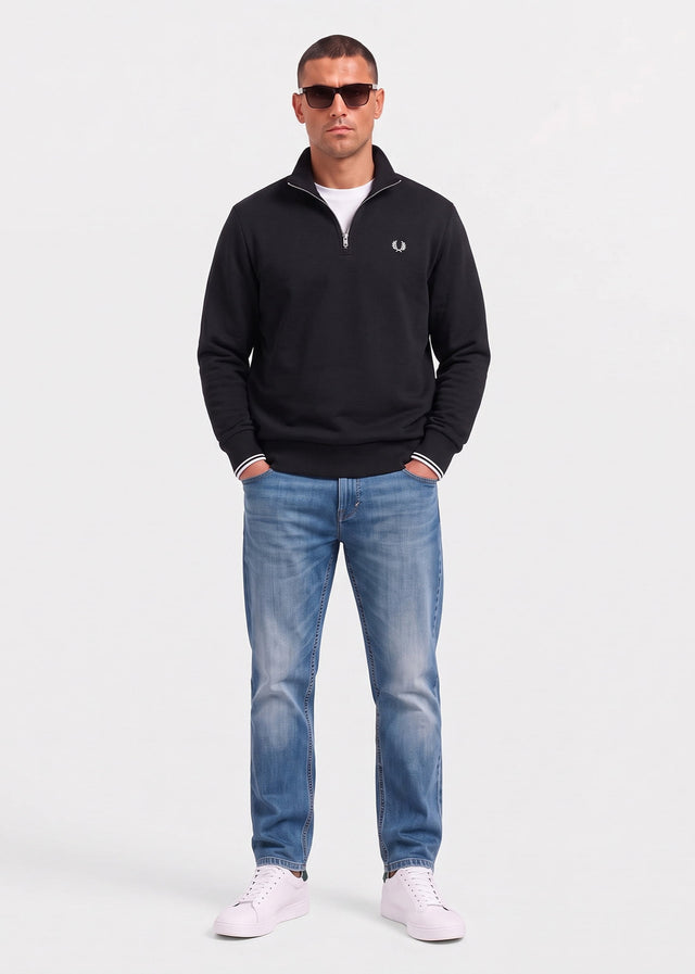 Fred Perry Pullover Half zip sweat-shirt - black