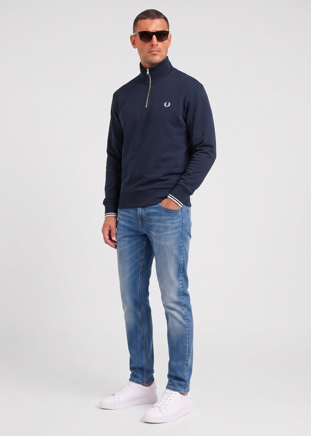 Fred Perry Pullover Half zip sweatshirt - navy
