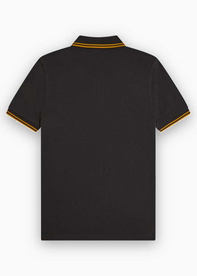 Fred Perry Poloshirts Twin tipped polo - anchor grey golden