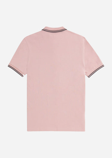 Fred Perry Polo's Twin tipped fred perry shirt - dusty rs pink black