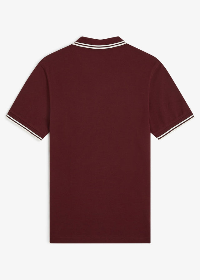 Fred Perry Poloshirts Twin tipped polo - oxblood