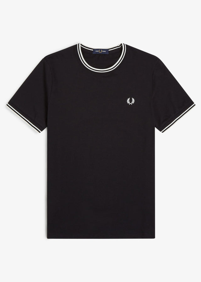 Fred Perry T-Shirts Twin tipped t-shirt - black