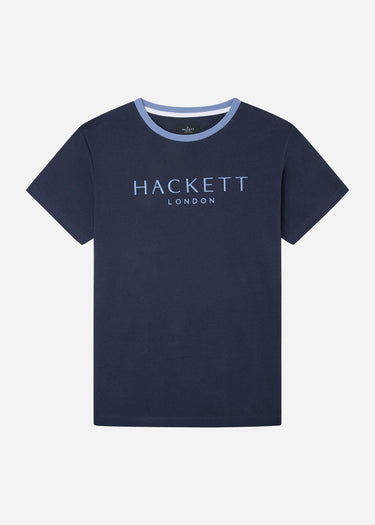 Hackett London T-shirts  Heritage classic tee - navy