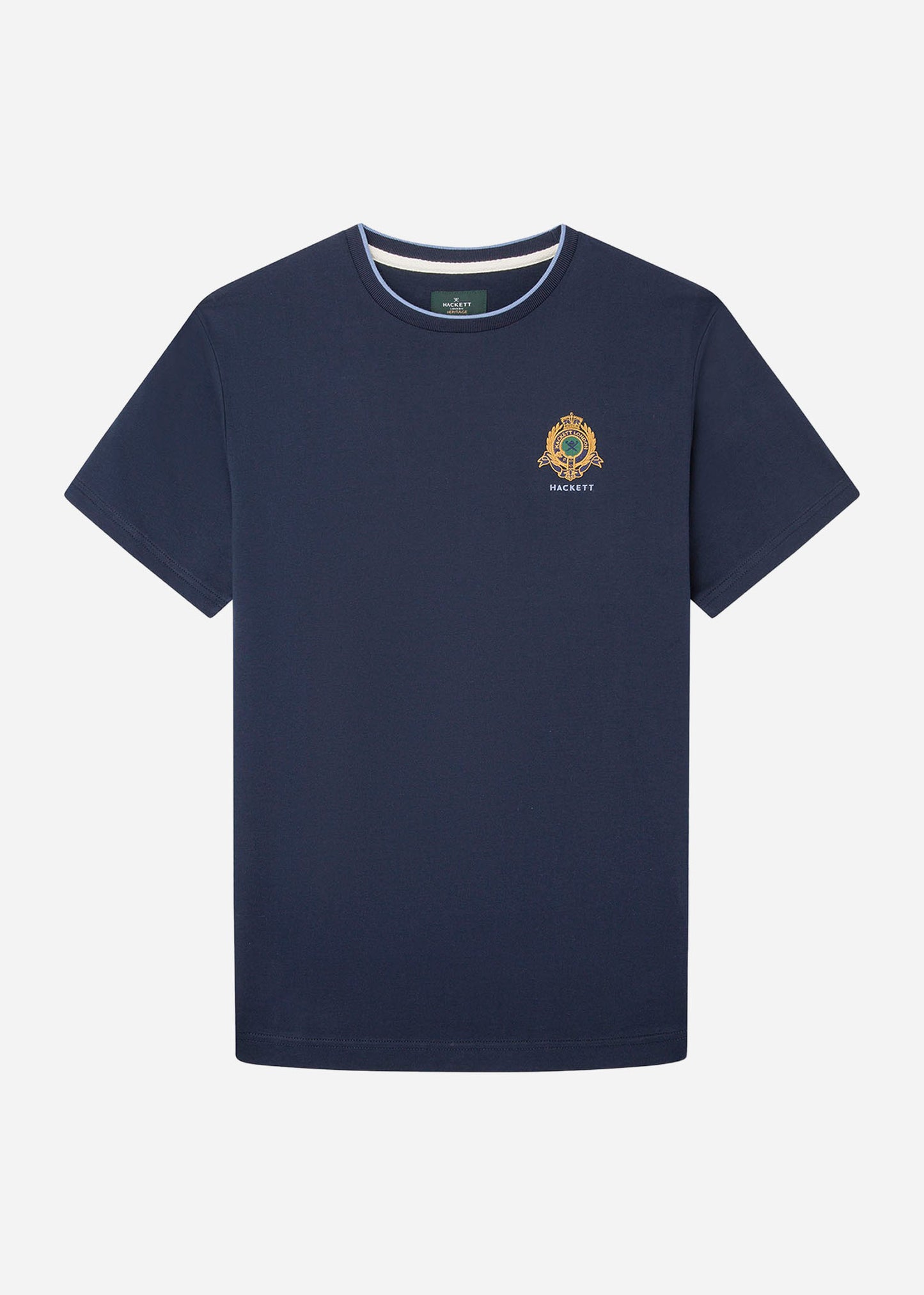 Hackett London T-shirts Heritage logo tee - navy