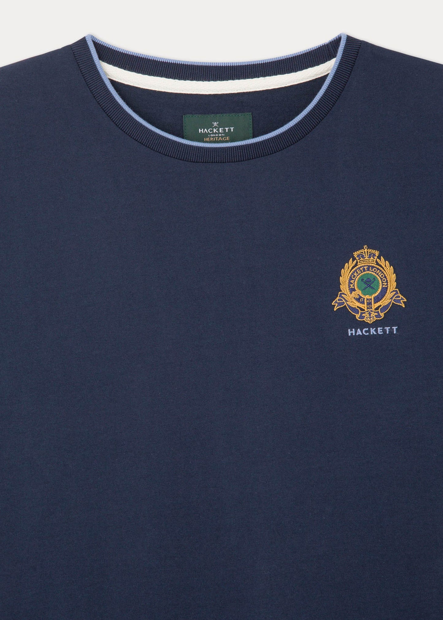 Hackett London T-shirts Heritage logo tee - navy