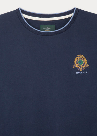 Hackett London T-shirts  Heritage logo tee - navy
